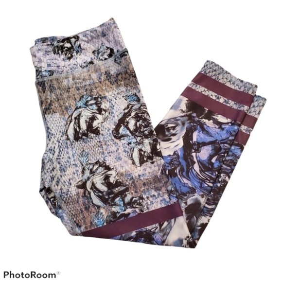 LOT of 2 Evolution and Creation graphic print leggings - Picture 3 of 9